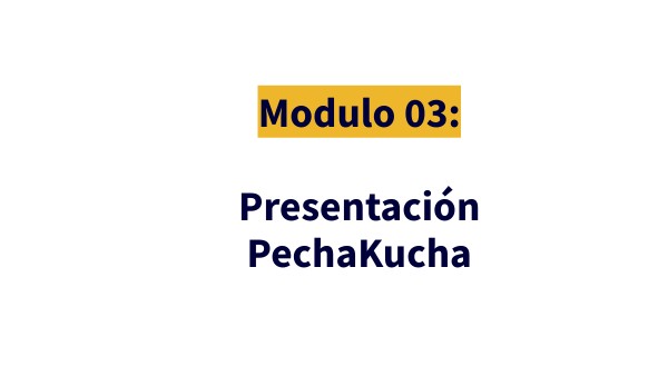 Modulo 3 | Genially