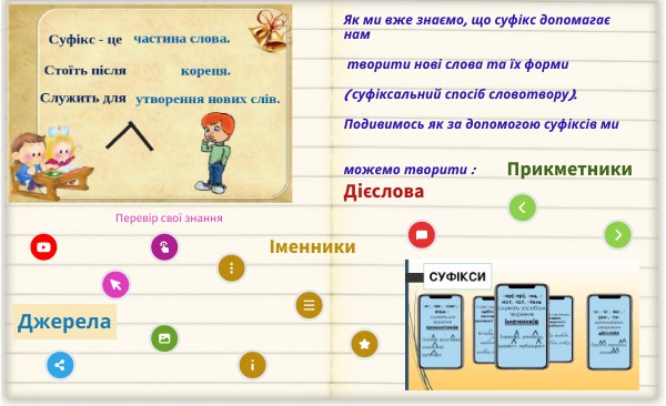 Суфікс | Genially