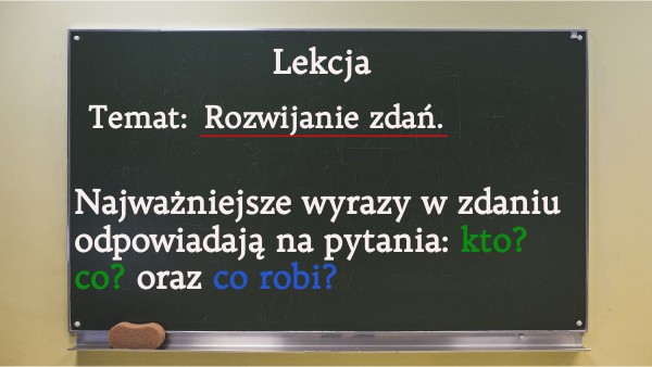 Rozwijamy zdania
