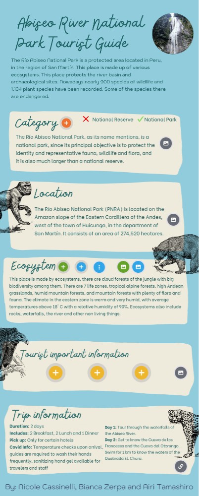 SCIENCE PROJECT - Abiseo River National Park | Genially