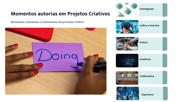 Framework Projetos Criativos | Genially