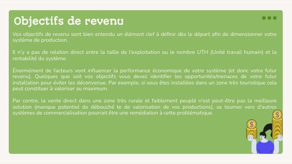 objectif de revenu | Genially