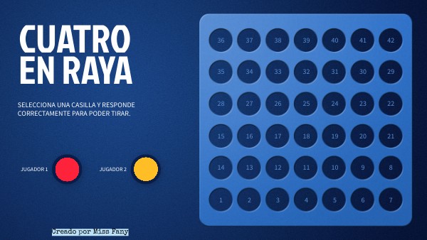 JUEGO CUATRO EN RAYA
