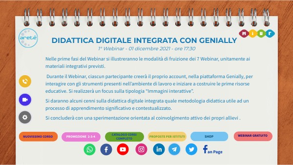 Agenda 1 Webinar di 7 - DDI con Genially