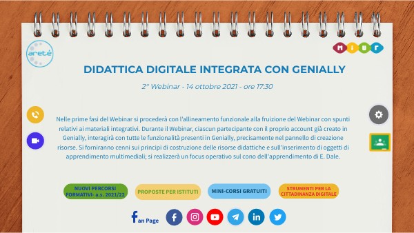 Agenda 3 Webinar di 7 - DDI con Genially | Genially