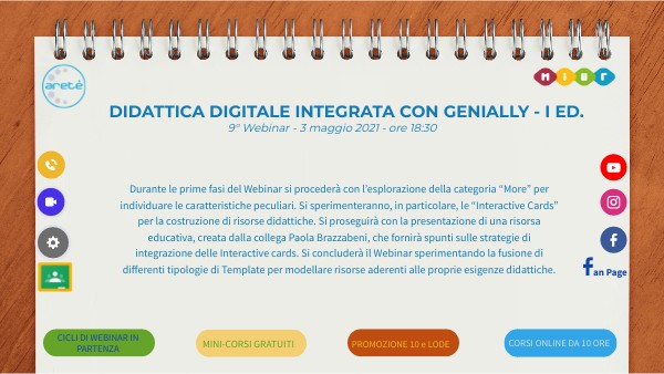 Agenda 9 Webinar di 10 - DDI con Genially