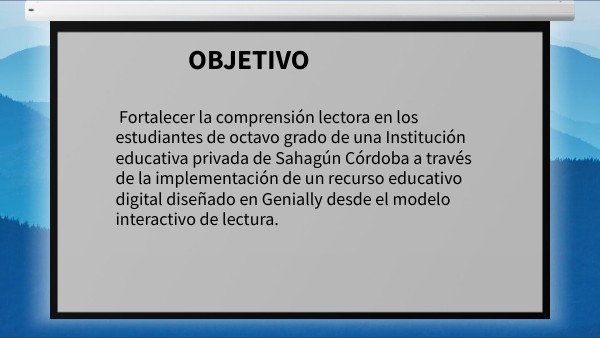 OBJETIVO | Genially