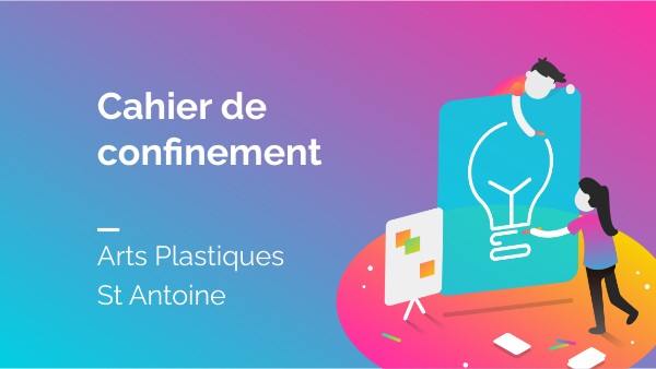Cahier de confinement 1 | Genially
