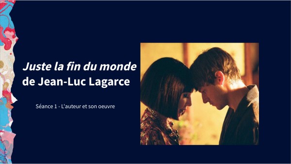 Introduction Jean Luc Lagarce Juste La Fin Du Monde view.genially.com