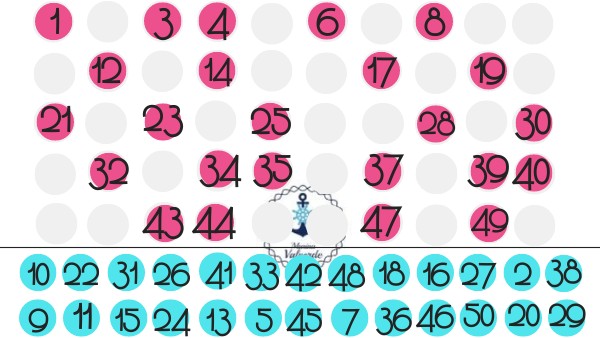 NÚMEROS 1 - 50 | Genially
