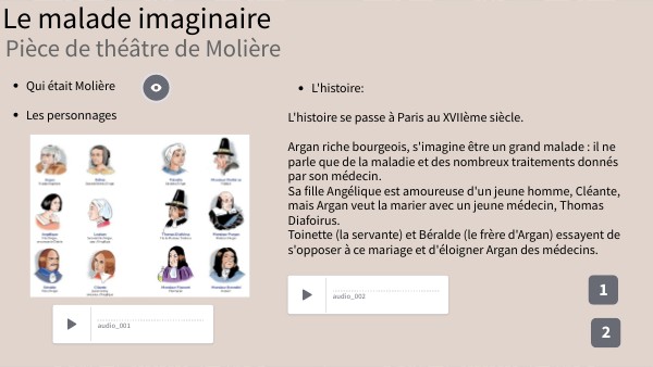 Le malade imaginaire présentation