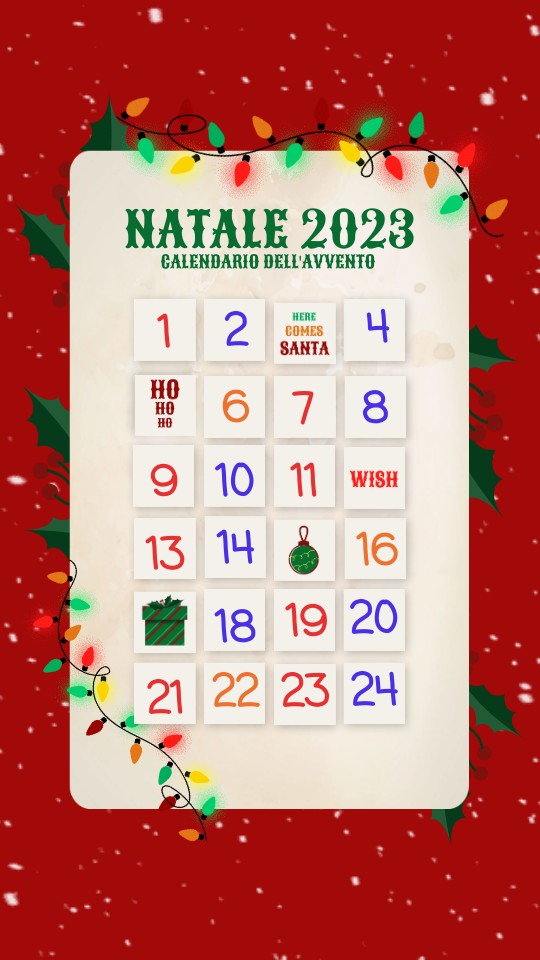 Piazze calendario dell'avvento e Babbo Natale | Vettore Gratis