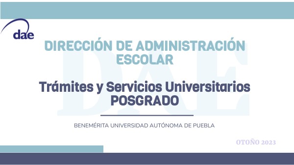 Alumnos Posgrado- Servicios Escolares Centro