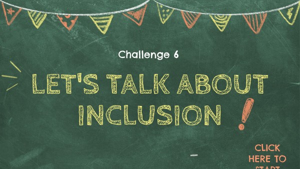 Let's talk about inclusion- TYL