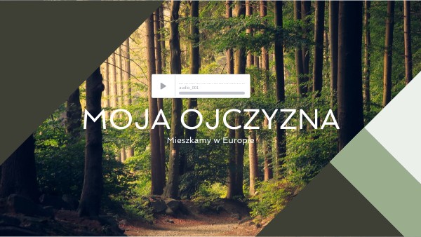 Moja ojczyzna mieszkamy w europie