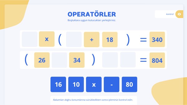 MATHEMATICAL OPERATIONS | Genially