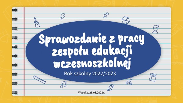 Sprawozdanie z pracy ew | Genially