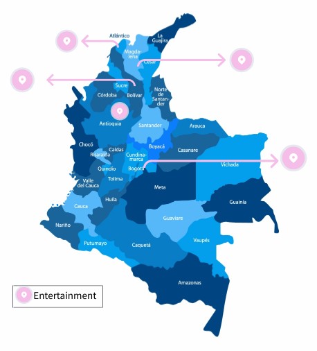 My life in a map | Genially