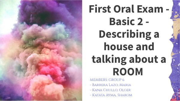 Describing a house and talking about a room- group 6 | Genially