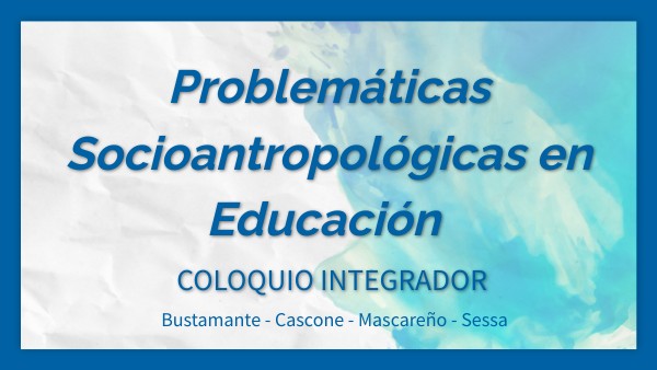 coloquio problematicas | Genially
