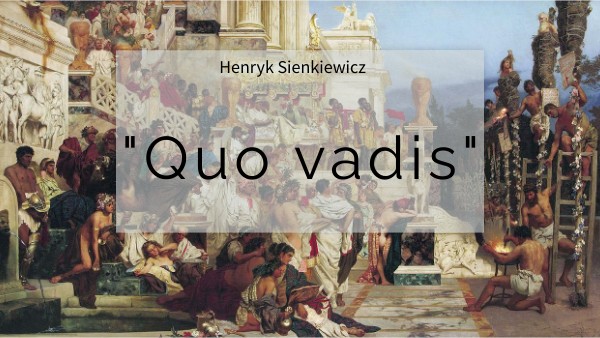 Grał Winicjusza W Quo Vadis "Quo vadis" Henryk Sienkiewicz