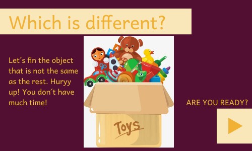 WHICH IS DIFFERENT? | Genially
