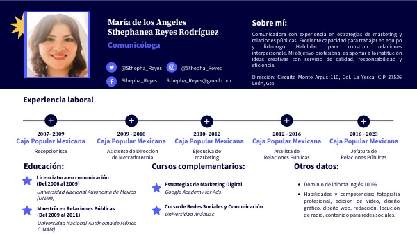 CV GENIAL | Genially