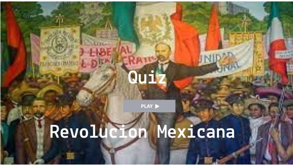PREGUNTA - RESPUESTA Revolucion Mexicana