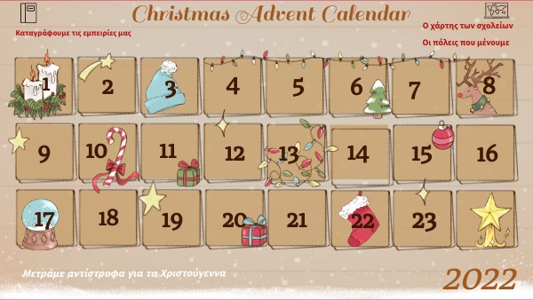 ETWINNING - CHRISTMAS ADVENT CALENDAR | Genially