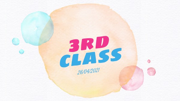 3 CLASS | Genially
