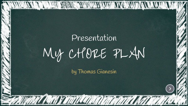 My Chore Plan | Genially