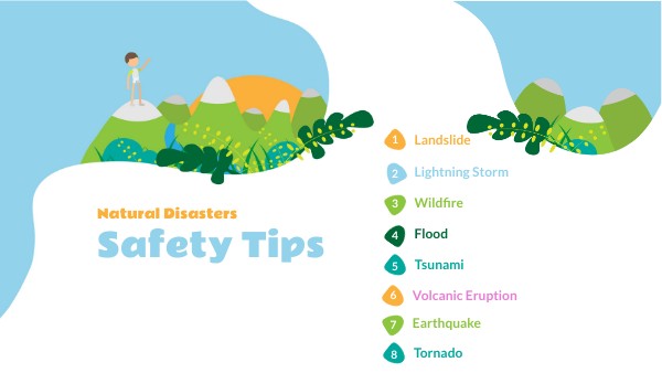 Natural disasters Safety tips | Genially