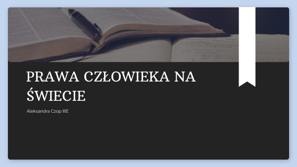 prawa człowieka