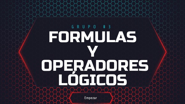PRESENTACIÓN FORMULAS EXCEL | Genially