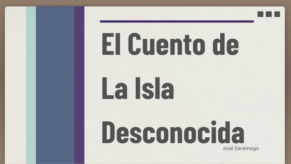La Isla desconocida Jose Saramago