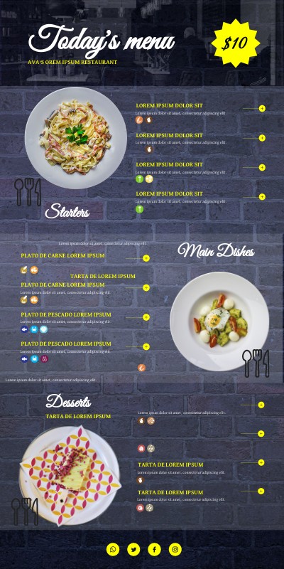 VERTICAL TODAY'S MENU