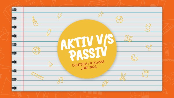 D Wie Deutsch 5 Lösungen Pdf Aktiv und Passiv Deutsch+ | Genially