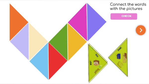 Edvibe body parts game