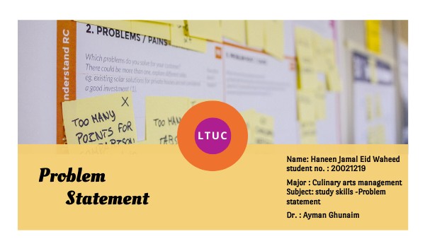 Problem statement