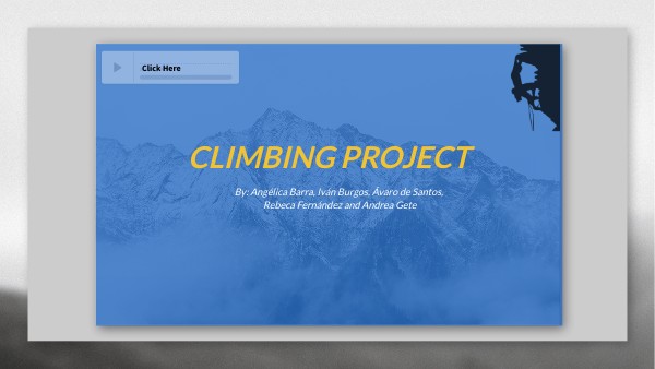CLIMBING PROJECT