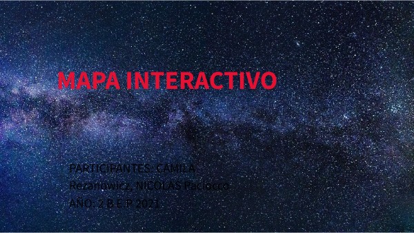 MAPA INTERACTIVO 2oB CN | Genially