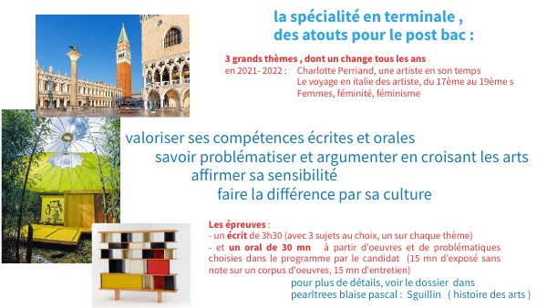 spé histoire des arts en terminale