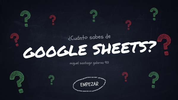 google sheets | Genially