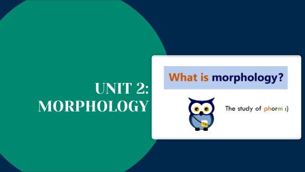 UNIT 2: WORD FORMATION | Genially