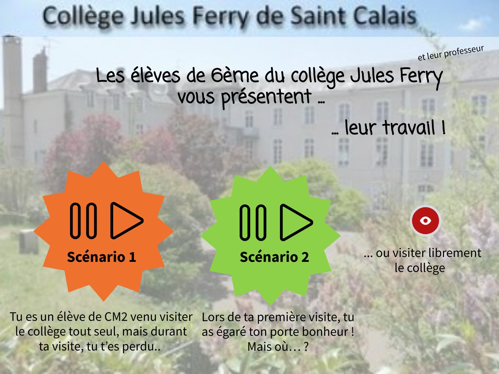 NE PAS MODIFIER : visite libre | Genially