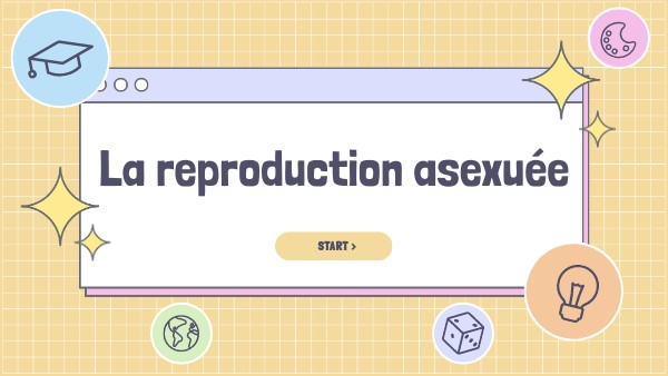 Carte Mentale Reproduction Sexuée Et Asexuée La reproduction asexuée | Genially