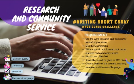 RCS Challenge - writing essay | Genially