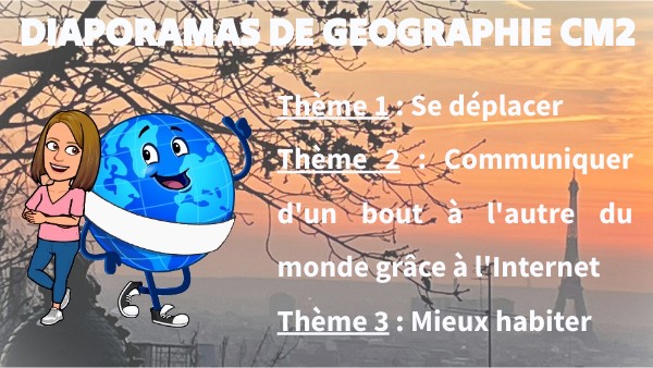 évaluation Communiquer D'un Bout à L'autre Cm2 GEOGRAPHIE CM2
