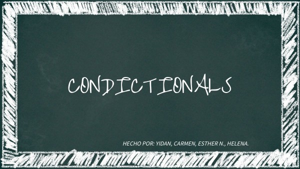 conditionals type 1, 2