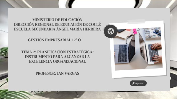 PLANIFICACIÓN ESTRATÉGICA